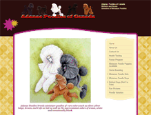 Tablet Screenshot of adanacpoodles.com